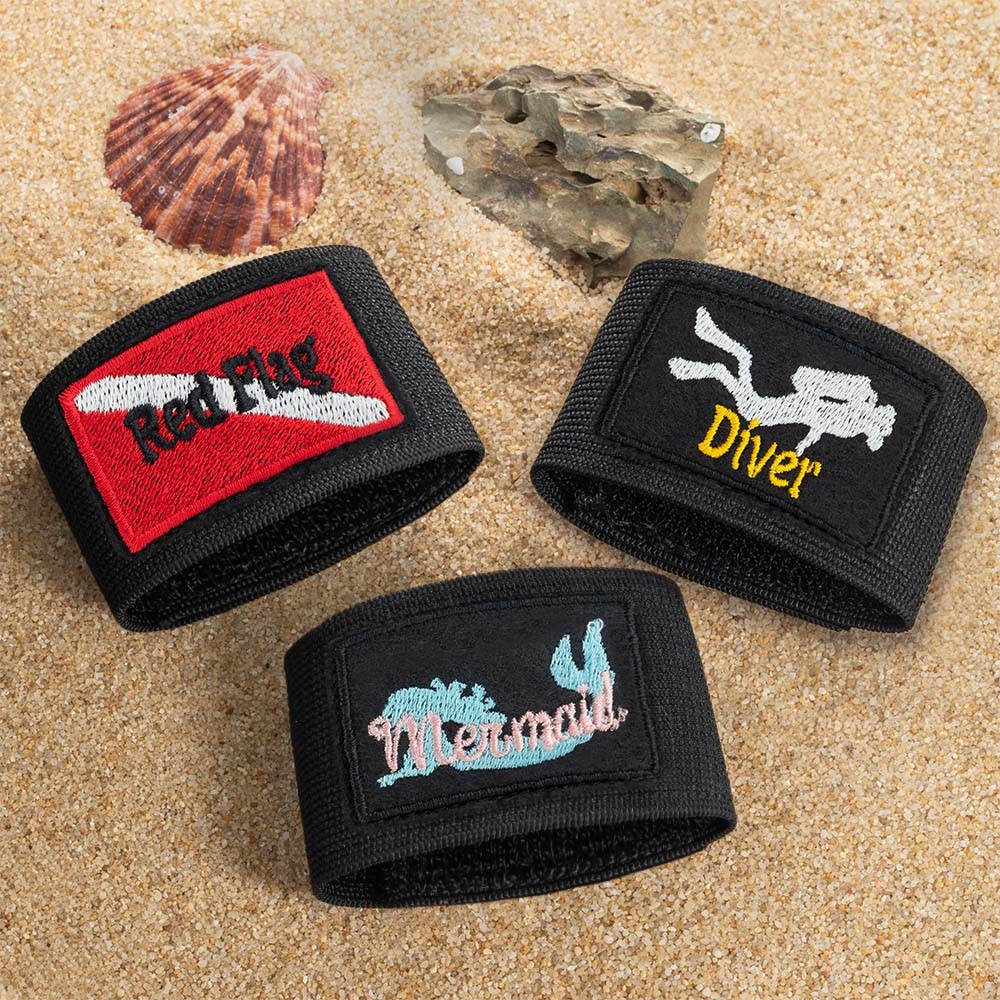 Custom Scuba Dive Tag with Name, Personalized Embroidered Scuba BCD Name Tag, Gift for Scuba Divers