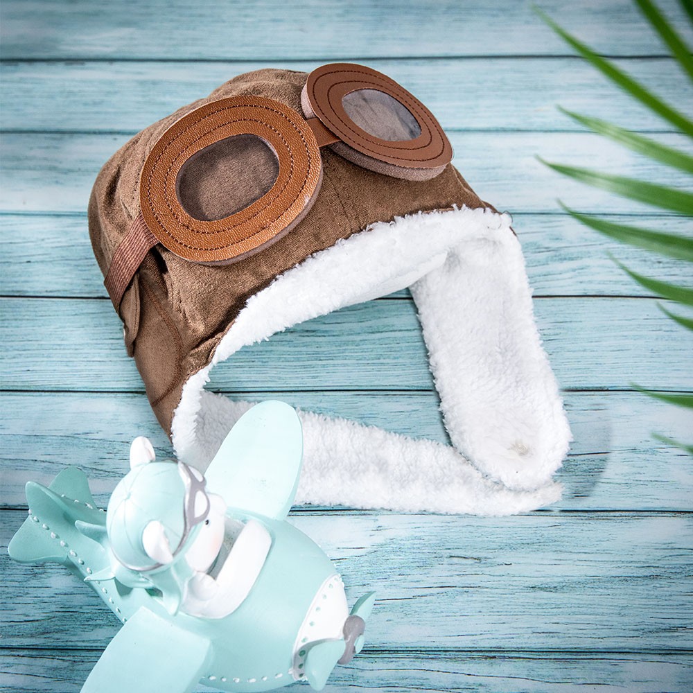 Personalized Aviator Hat for Kids Pilot Helmet