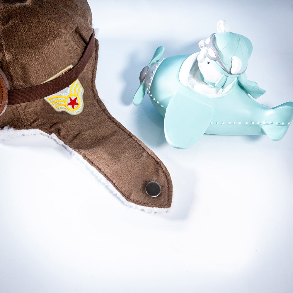 Personalized Aviator Hat for Kids Pilot Helmet