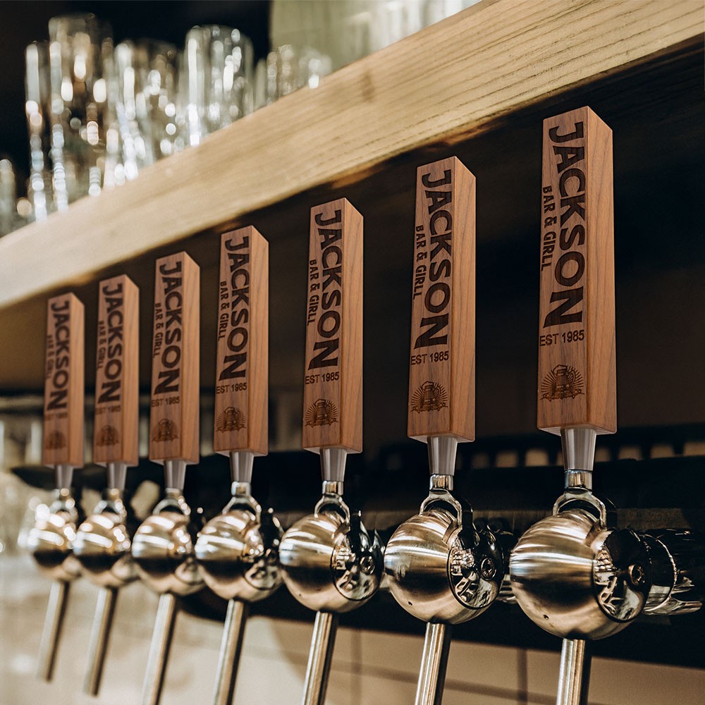 Customized Beer Tap Handle-Laser Engraved with Chalkboard