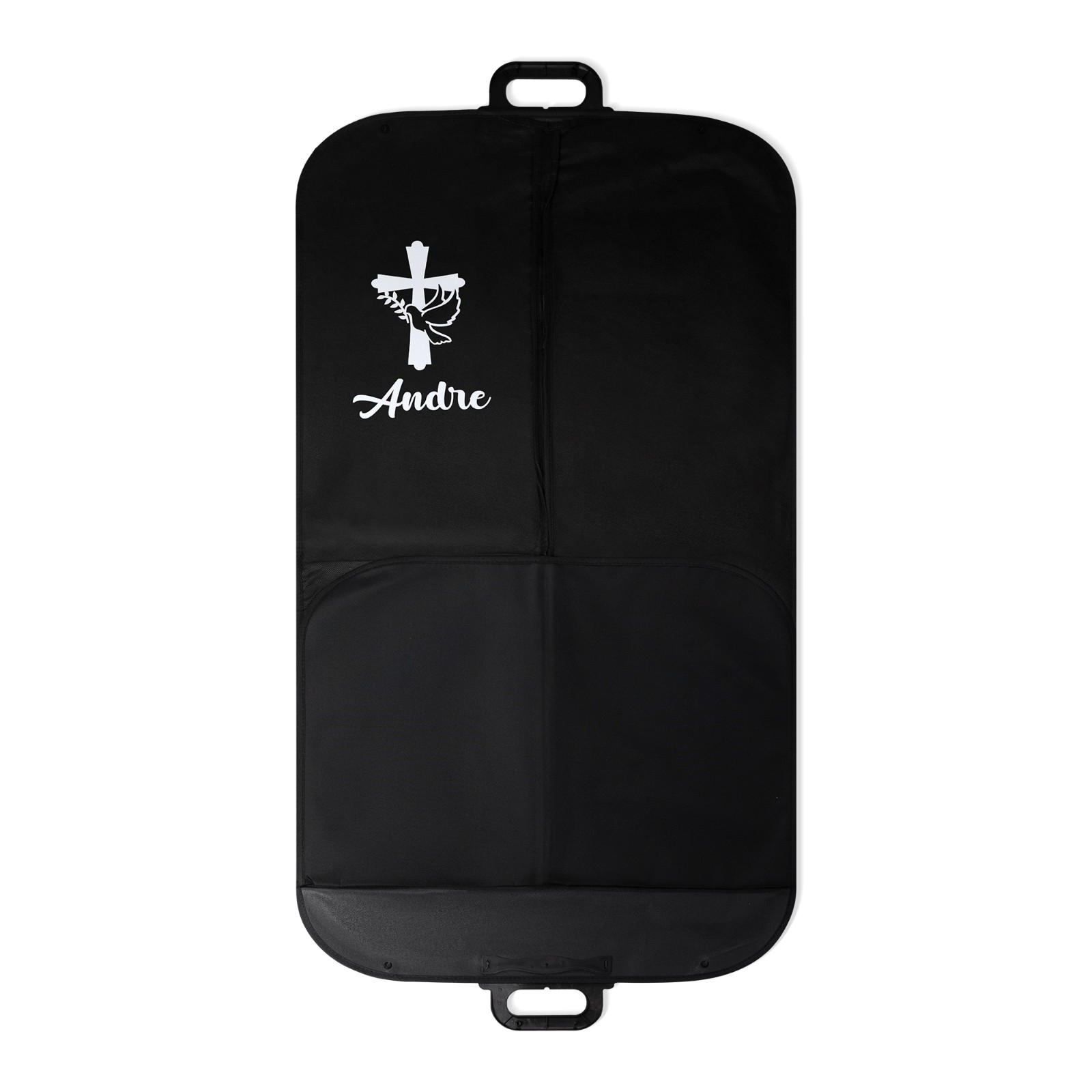 Personalized Cross Pastor Garment Bag with Name, Waterproof & Dust-Proof Clergy Apparel Bag with Handle, Christian Travel Accessory, Gift for Pastors
