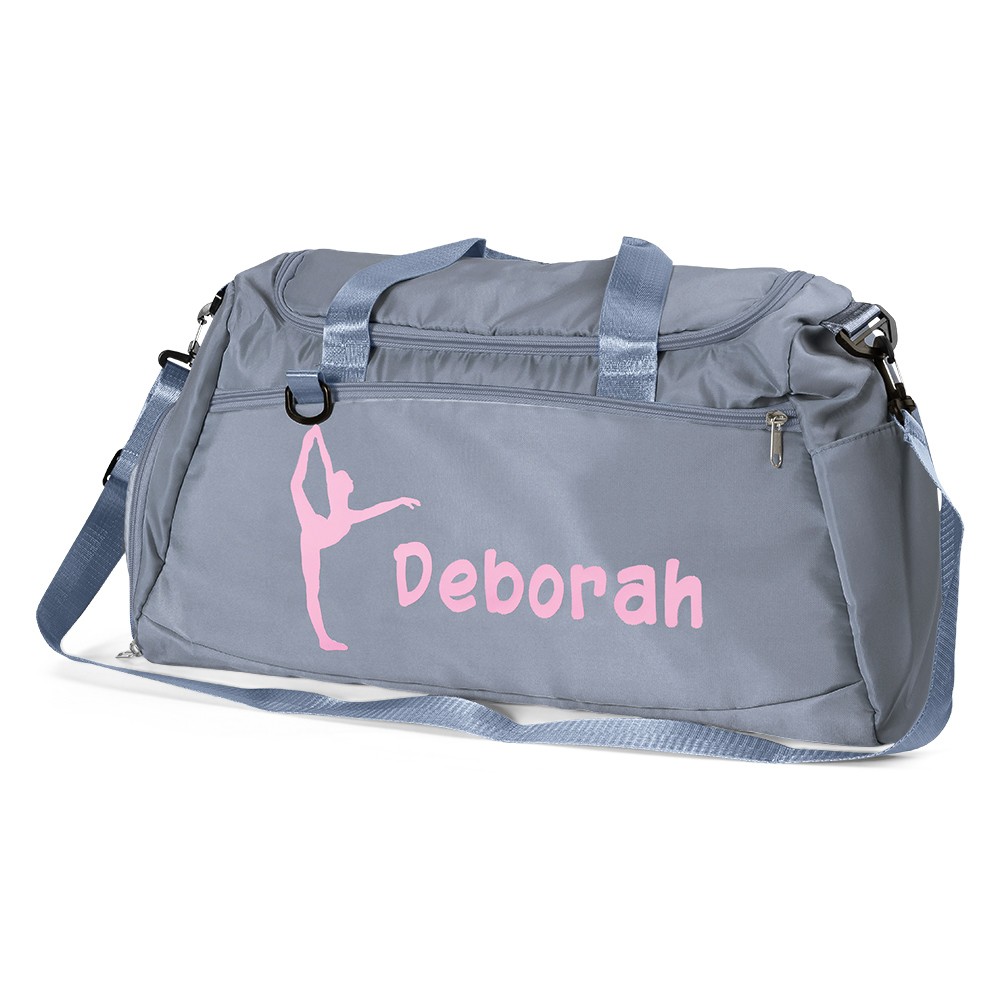 Personalized Name Dance Kit Storage Duffle Bag, Waterproof Weekender Bag, Overnight Bag for Girls, Christmas/Birthday Gift for Female Gymnasts/Dancers