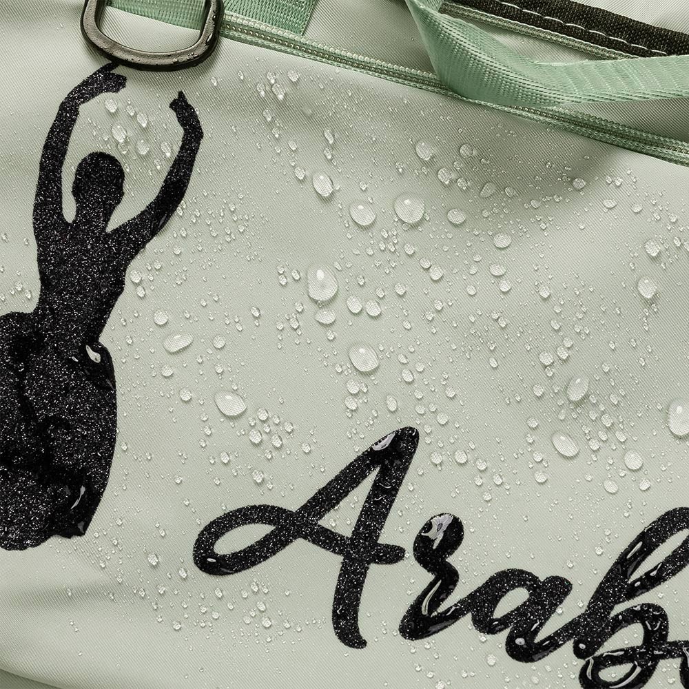 Personalized Name Dance Kit Storage Duffle Bag, Waterproof Weekender Bag, Overnight Bag for Girls, Christmas/Birthday Gift for Female Gymnasts/Dancers