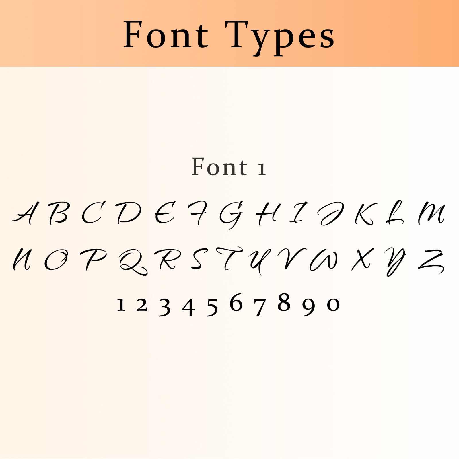 Font Types