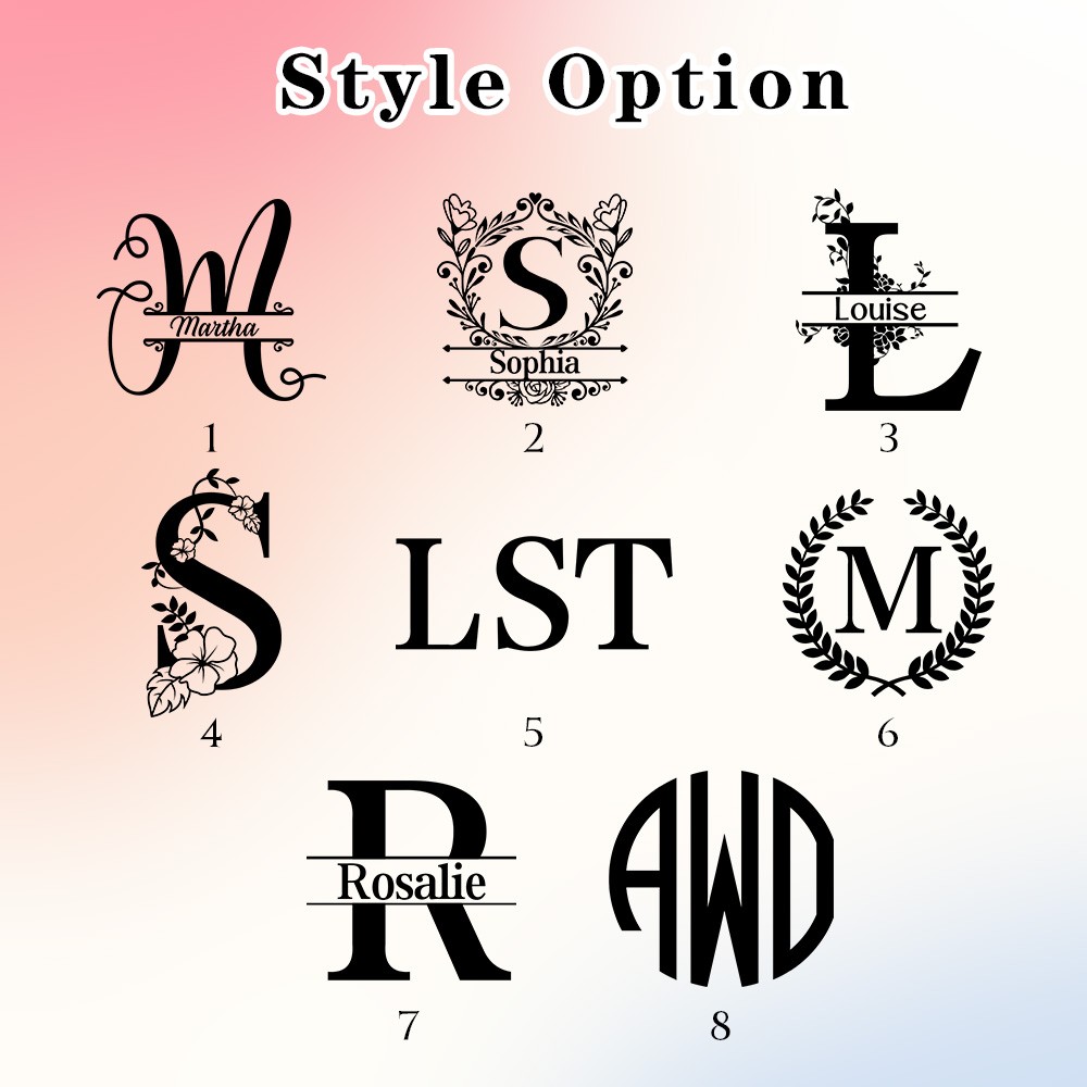 Personalized Initial & Name Car Sunglasses Holder, Multicolor Sun Visor Leather Magnetic Clip for Sunglasses, Birthday/Vacation Gift for Her/Him