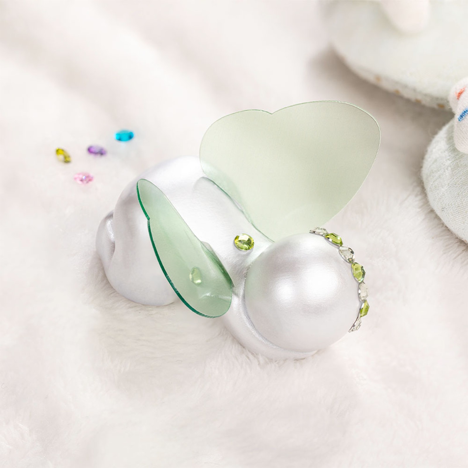 Personalized Birthstone Sleeping Baby Memorial Sculpture with Butterfly or Angel Wings, Miscarriage Pregnancy Infant Loss Sympathy Gift for Mom