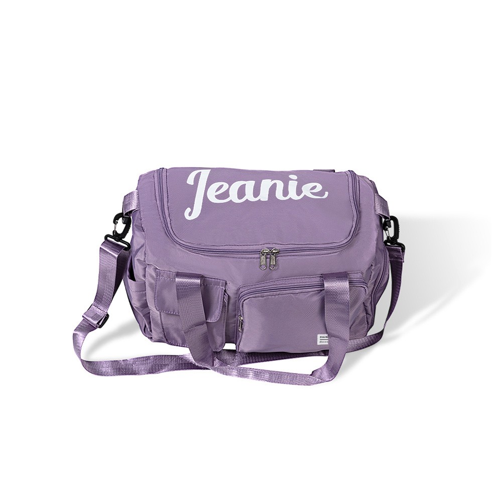 Custom Name Weekender Bag, Personalized Duffle Bag, Waterproof Hospital Bag, Overnight Bag for Women, Birthday/Back to School/Weekend Gift for Girls